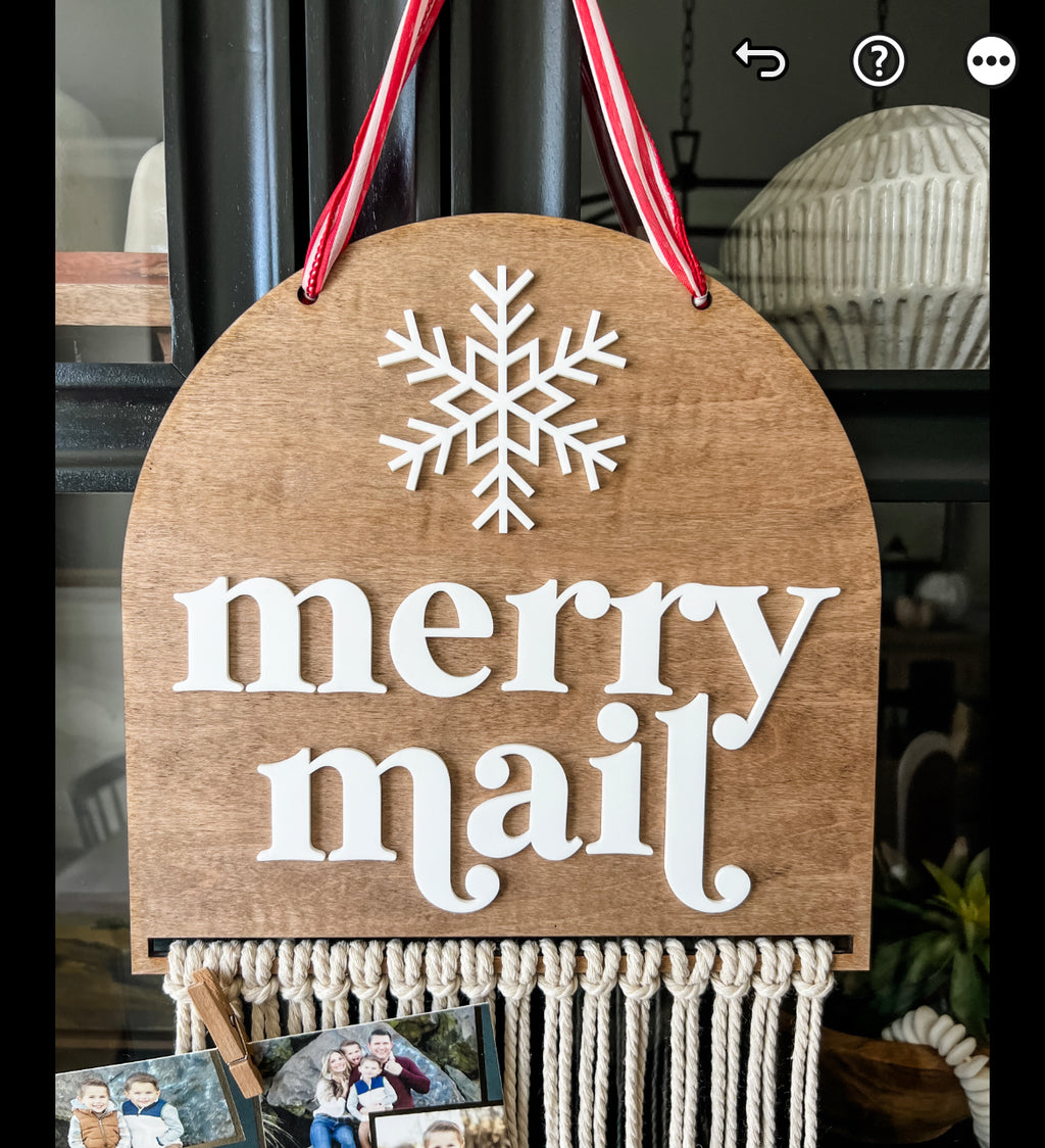 Merry Mail Card Holder