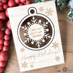 Pop Out Teacher Christmas Ornament