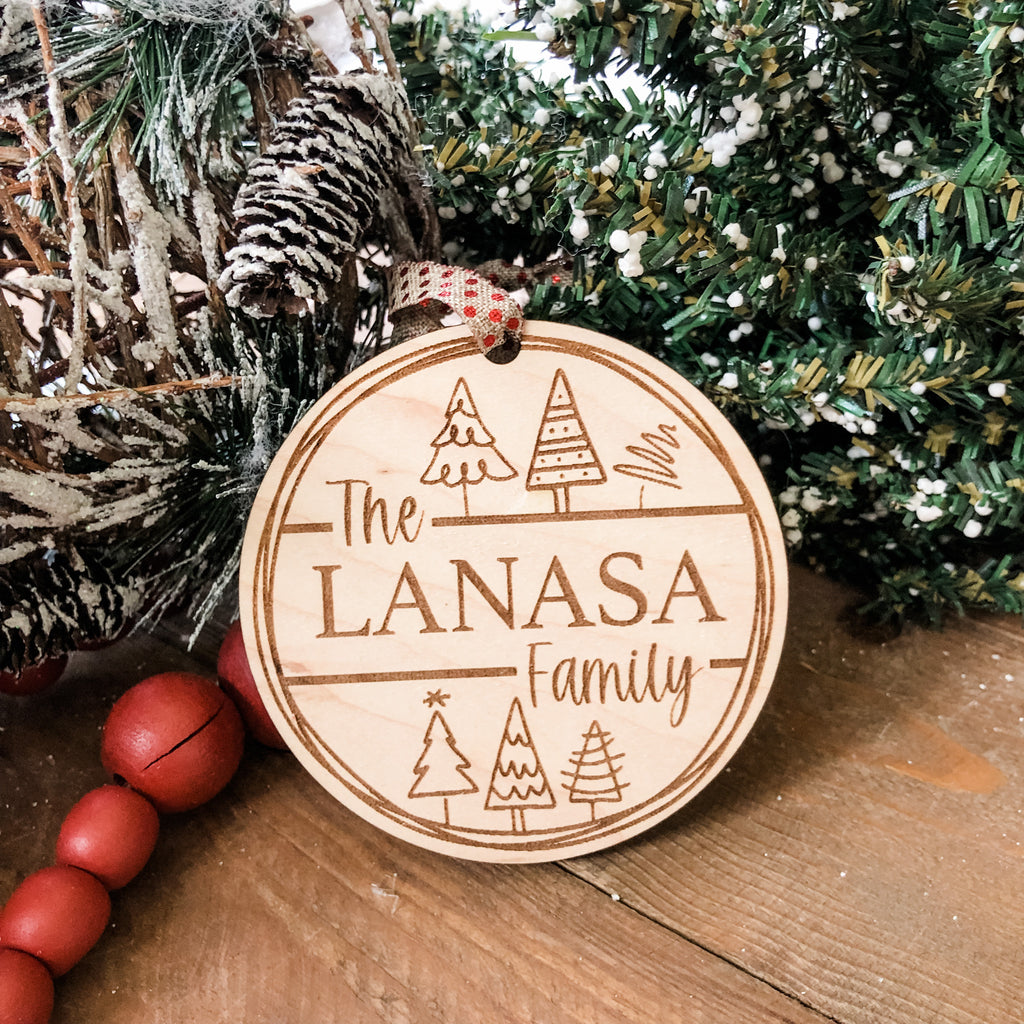 Family Name Ornament