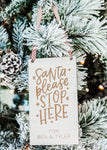 Santa Stop Here Door Hanger