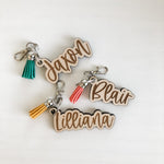 Name Cut Out Keychain
